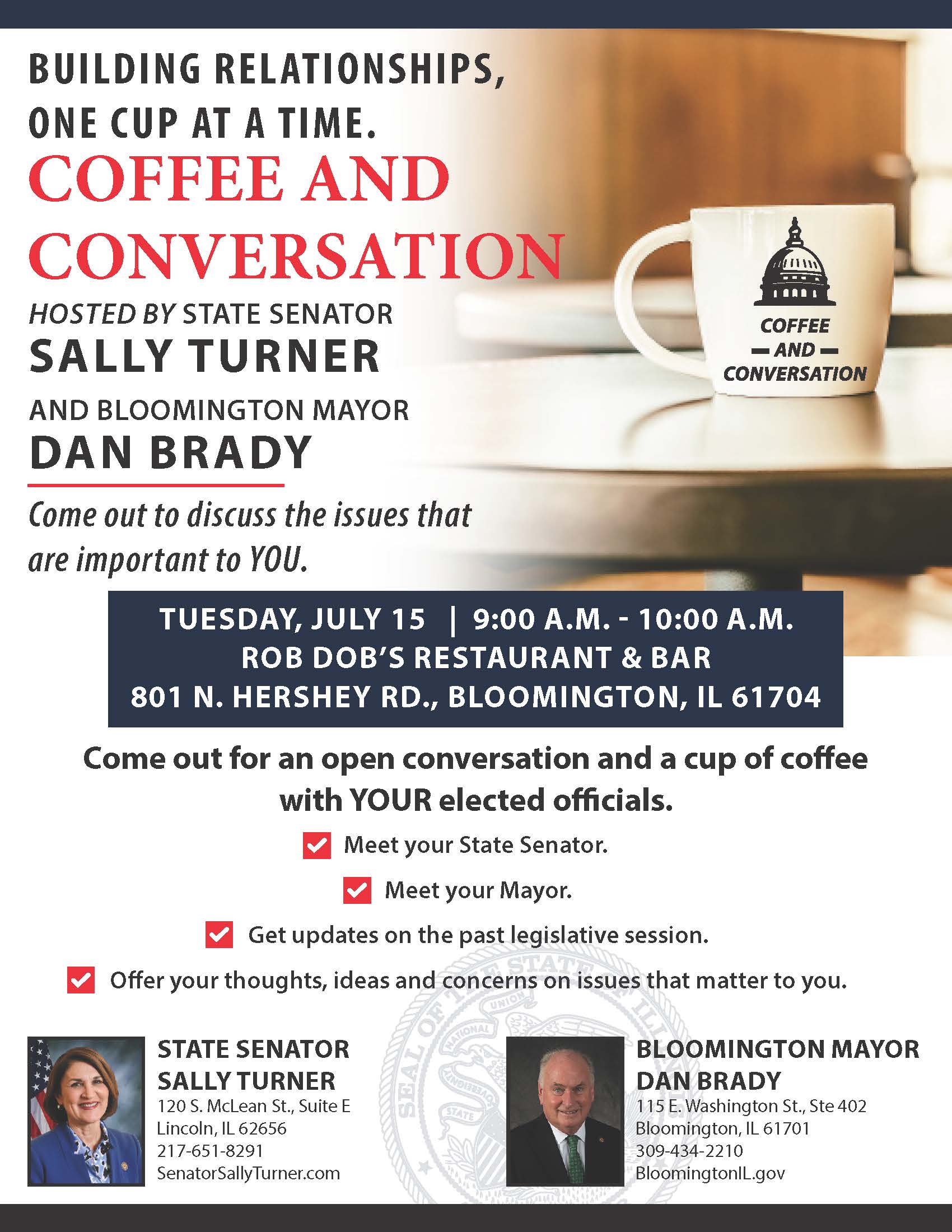 Coffee and Conversation: Bloomington