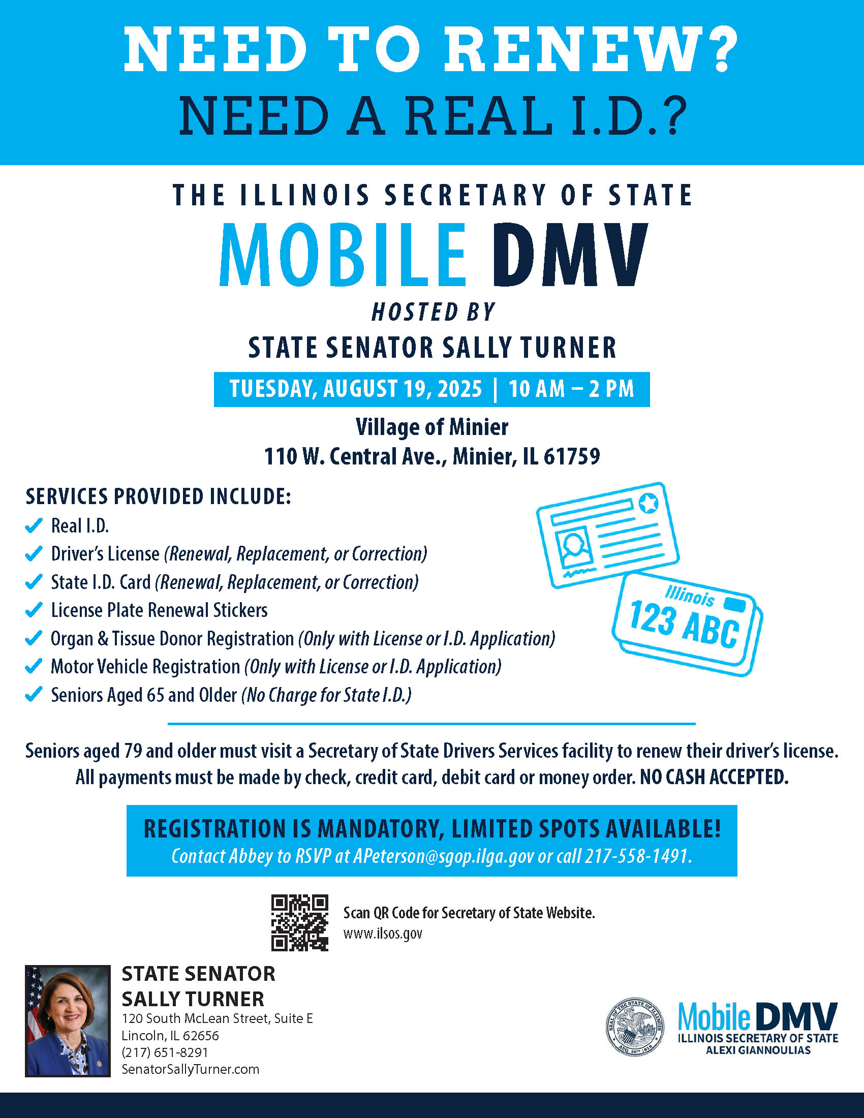 Mobile DMV in Minier